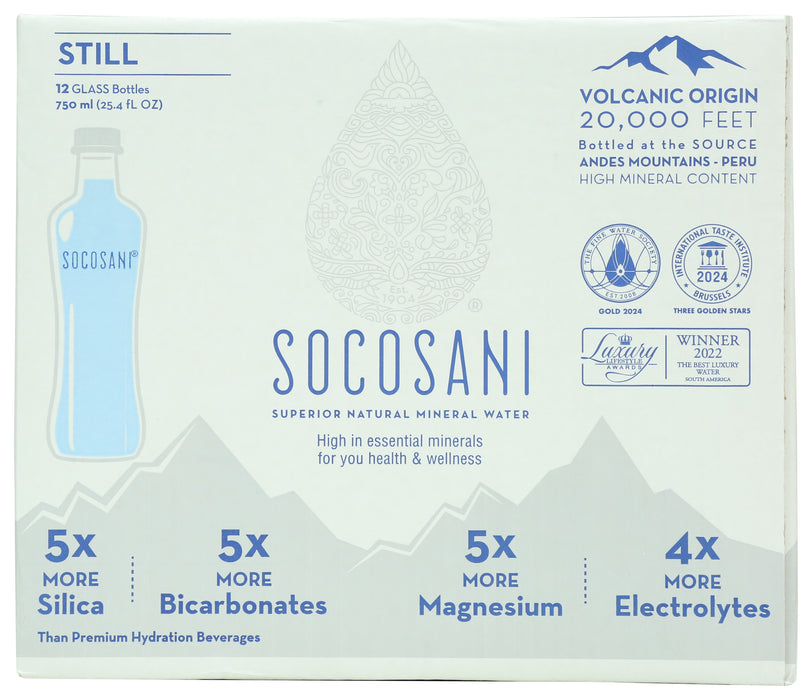 Still Mineral Water, Glass, 750 ml