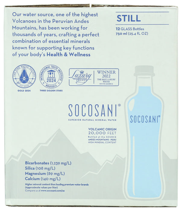 Still Mineral Water, Glass, 750 ml