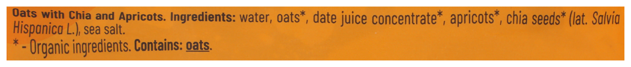 Apricot Cobbler Oats, Ready to Eat, Org, 6.5 oz
