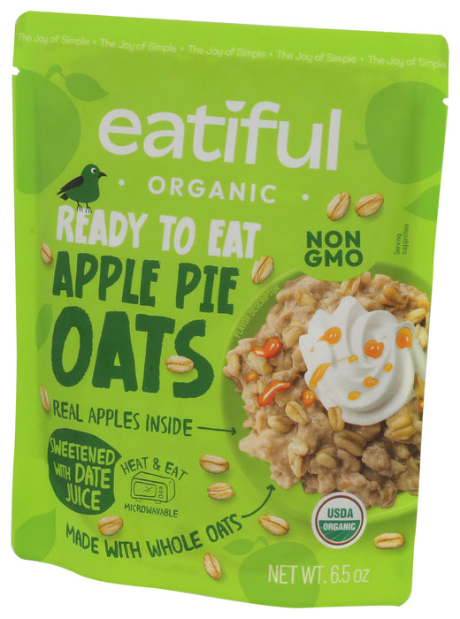 Apple Pie Oats, Ready to Eat, Org, 6.5 oz