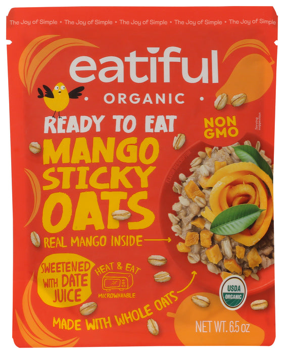 Mango Sticky Oats, Ready to Eat, Org, 6.5 oz