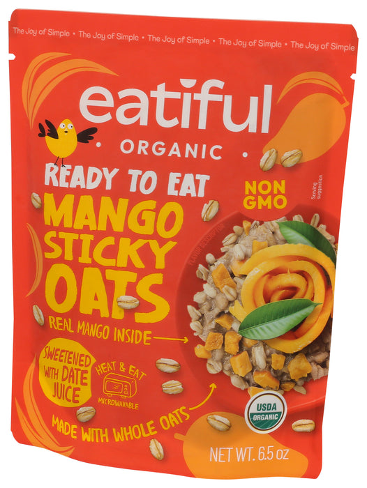 Mango Sticky Oats, Ready to Eat, Org, 6.5 oz