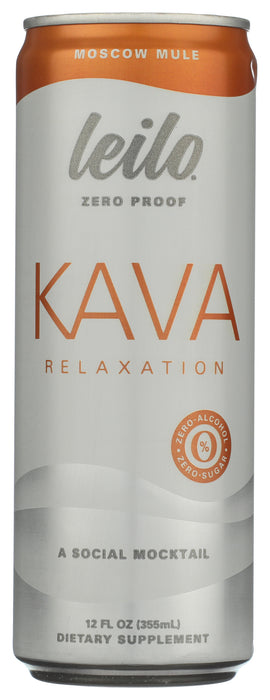 Kava Relaxation Social Tonic, Moscow Mule, 12 fl oz