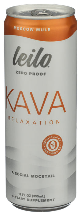 Kava Relaxation Social Tonic, Moscow Mule, 12 fl oz