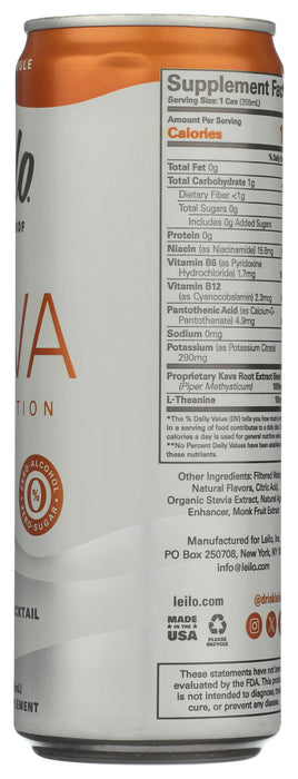 Kava Relaxation Social Tonic, Moscow Mule, 12 fl oz