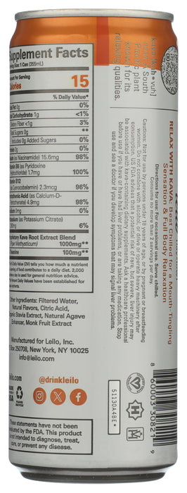 Kava Relaxation Social Tonic, Moscow Mule, 12 fl oz