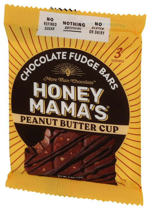 Chocolate Fudge Bars, Peanut Butter Cup, 2.5 oz