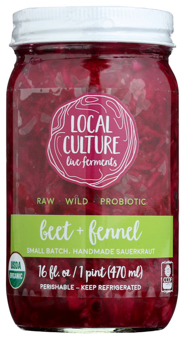 Beet and Fennel Sauerkraut, Org, 16 fl oz