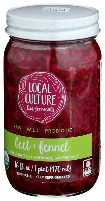 Beet and Fennel Sauerkraut, Org, 16 fl oz