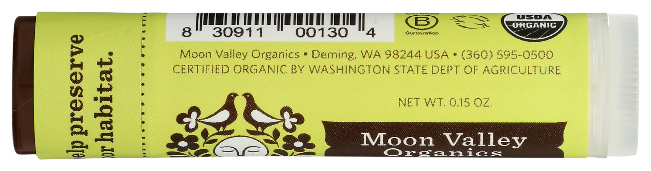 Beeswax Lip Balm, Coconut Lime, 0.15 oz