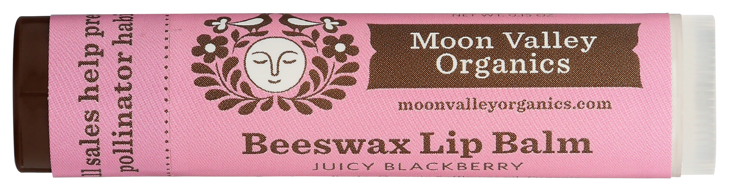 Beeswax Lip Balm, Blackberry, 0.15 oz