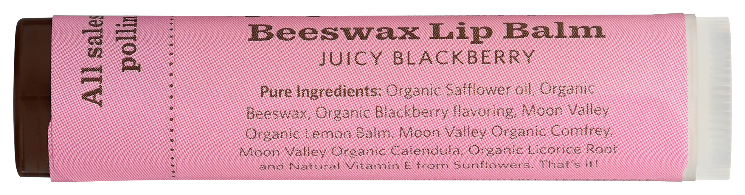 Beeswax Lip Balm, Blackberry, 0.15 oz