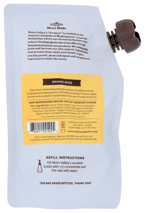 Herbal Hand Soap Refills, Orange Spice, 10.7 fl oz