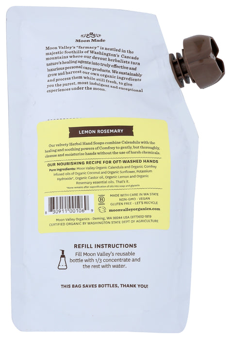 Herbal Hand Soap Refills, Lemon Rosemary, 10.7 fl oz