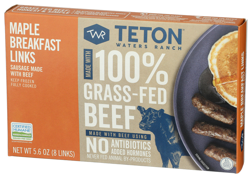 Maple Breakfast Sausage w/ Beef, Grassfed ABF, 5.6 oz