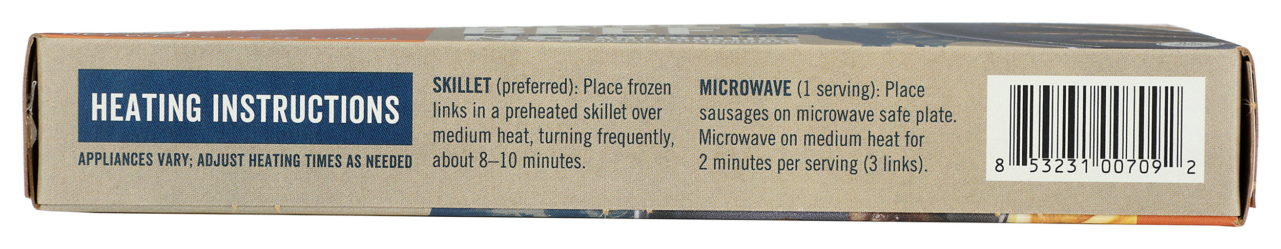 Maple Breakfast Sausage w/ Beef, Grassfed ABF, 5.6 oz
