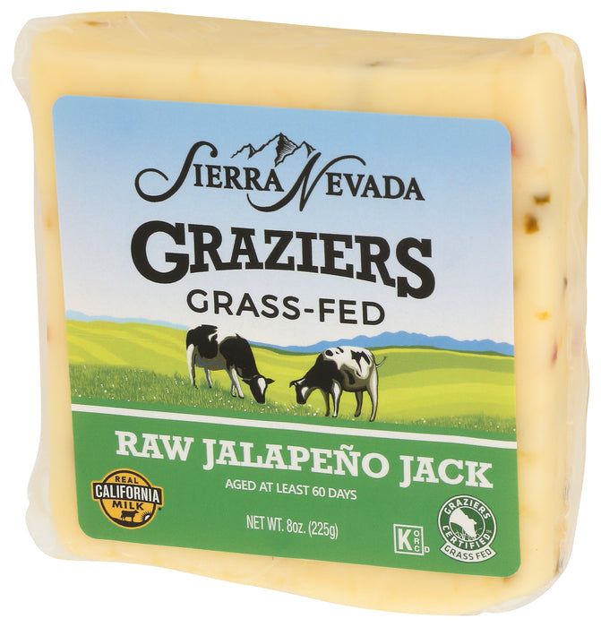 Raw Jalapeno Jack Cheese, Grassfed, 8 oz