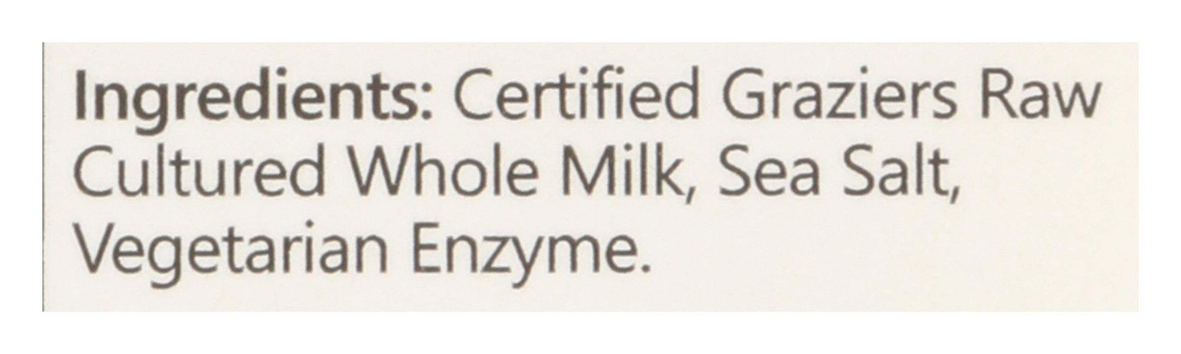 Raw Monterey Jack Cheese, Grassfed, 8 oz