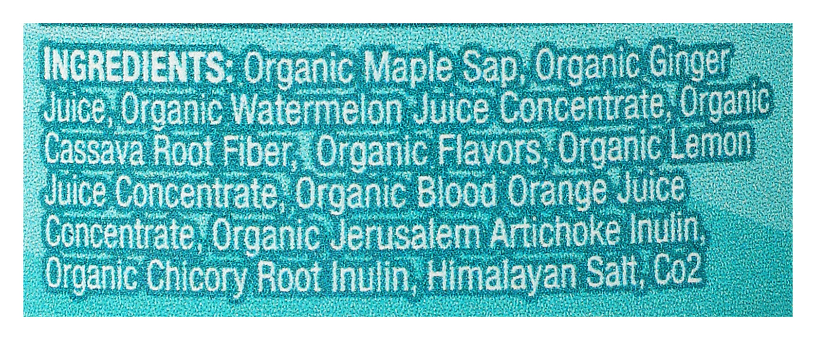Sparkling Hydration, Watermelon Orange Ginger, Reg Org, 12 fl oz