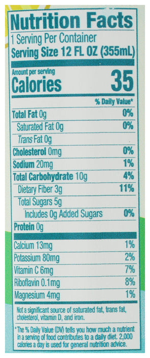 Sparkling Hydration, Lemon Lime Ginger, Reg Org, 12 fl oz
