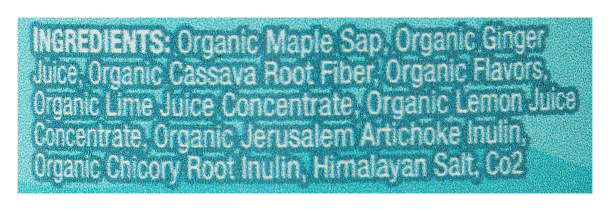 Sparkling Hydration, Lemon Lime Ginger, Reg Org, 12 fl oz
