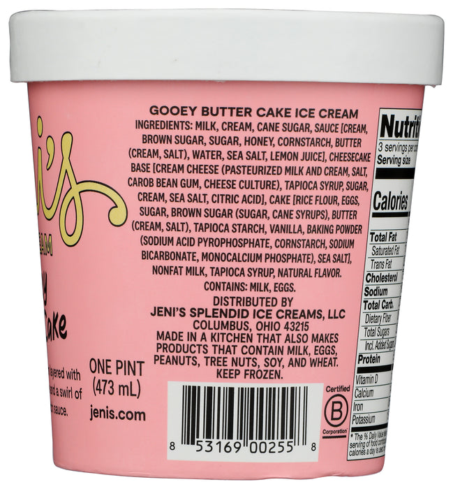 Gooey Butter Cake Ice Cream, 1 pint