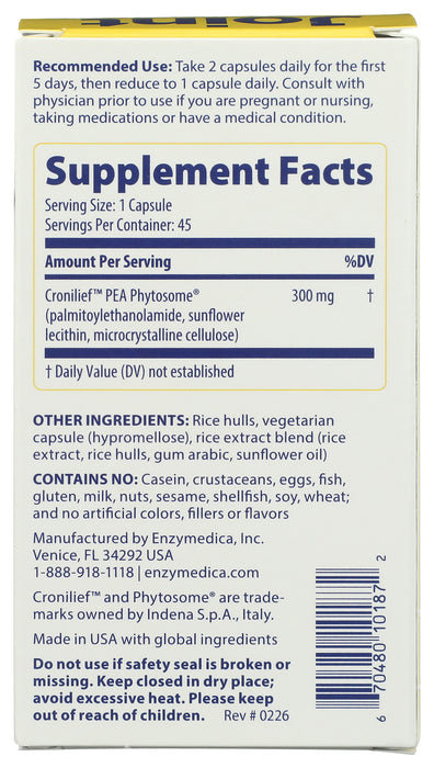Joint & Muscle PEA Phytosome, 45 vcap