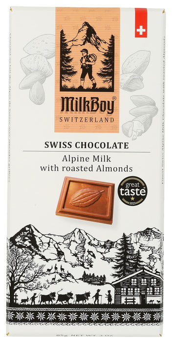 Alpine Milk Chocolate w/ Almonds Bar, 3 oz