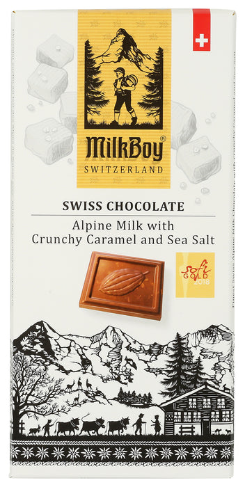 Alpine Milk Chocolate w/ Caramel Sea Salt Bar, 3 oz