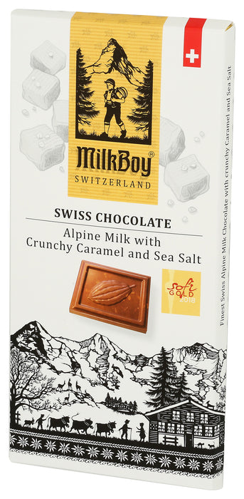 Alpine Milk Chocolate w/ Caramel Sea Salt Bar, 3 oz