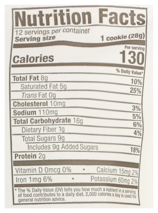 Cookie  Dough Chocolate Chips w/ Flaky Sea Salt, GF, 12 oz