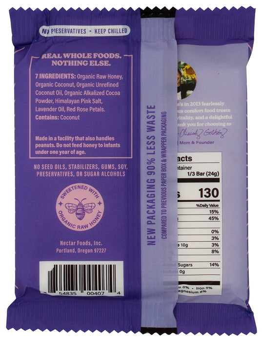 Chocolate Fudge Bar, Lavender Rose, 2.5 oz
