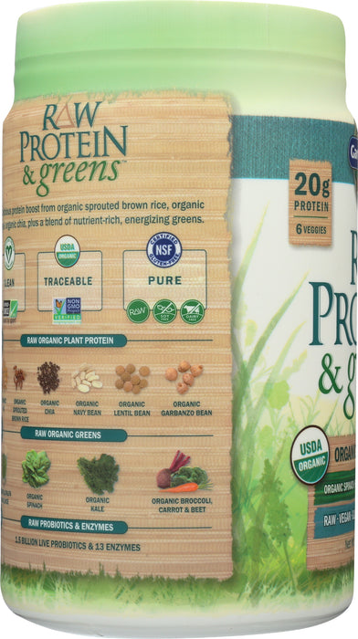 Raw Protein & Green, Lightly Sweet, 650 g