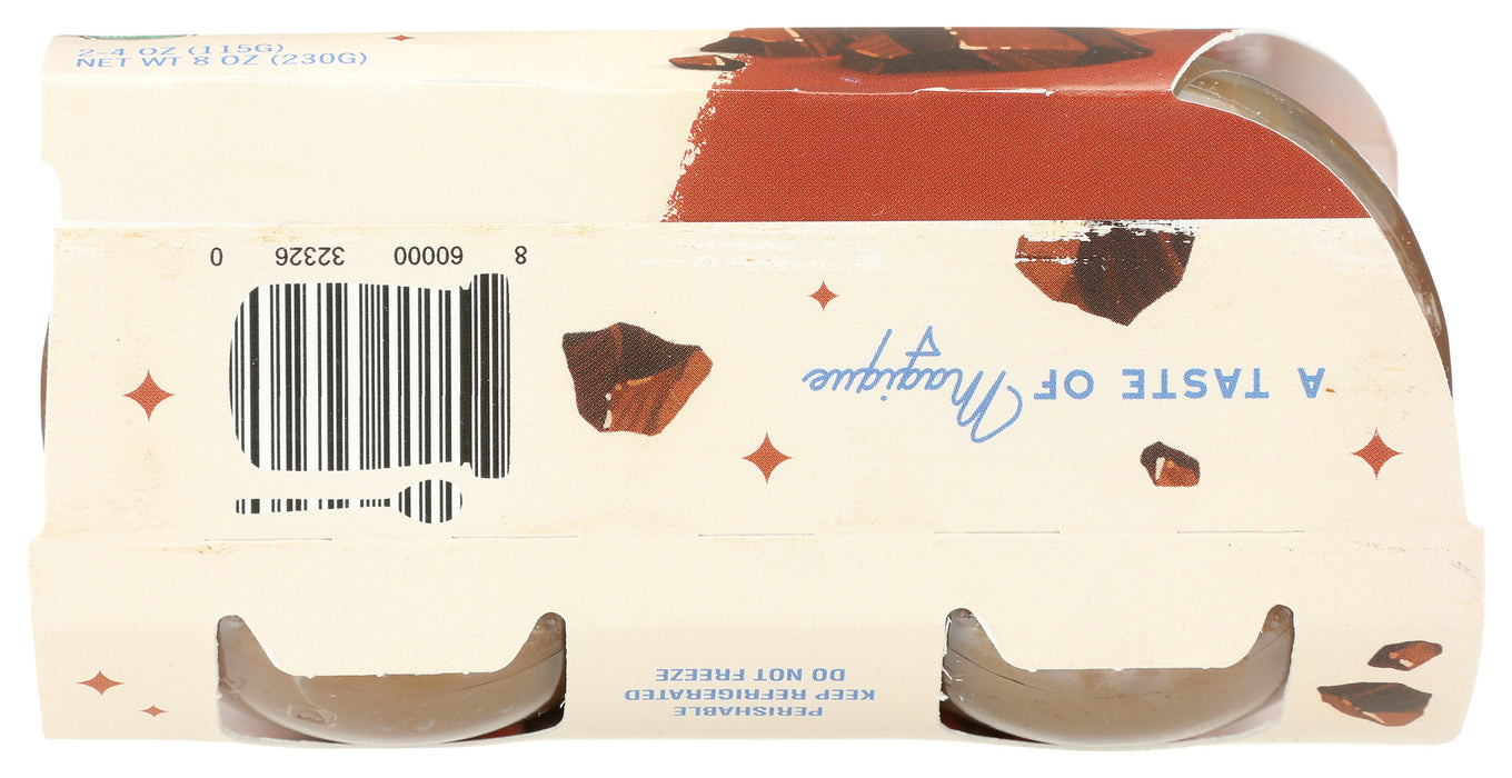 Dark Chocolate Creamy French Dessert 2pk, Org, 8 oz