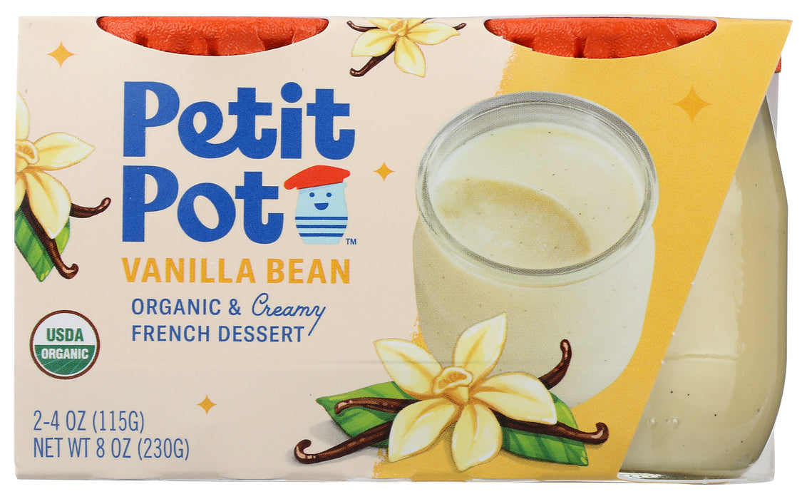 Vanilla Bean Creamy French Dessert 2pk, Org, 8 oz