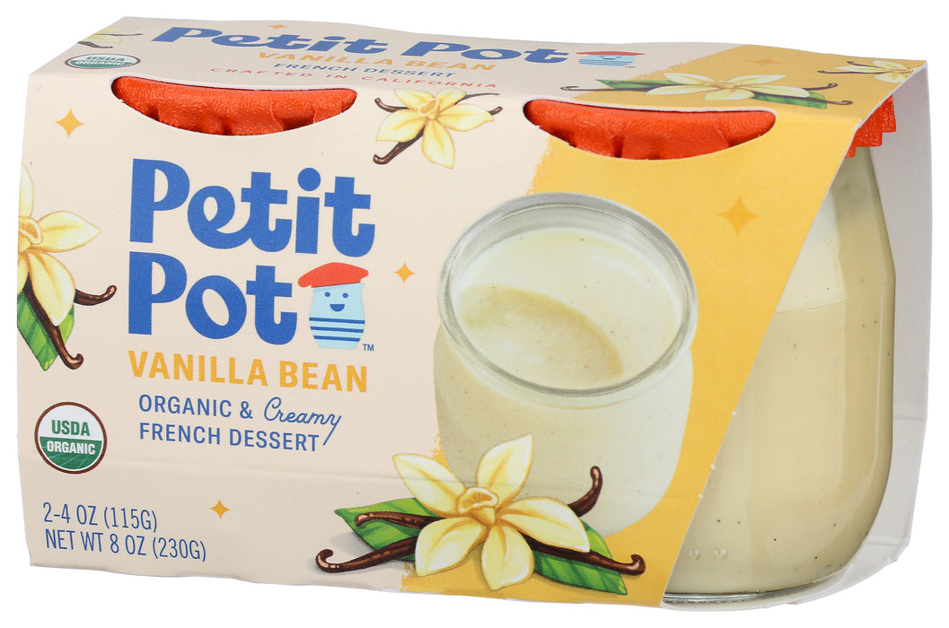 Vanilla Bean Creamy French Dessert 2pk, Org, 8 oz