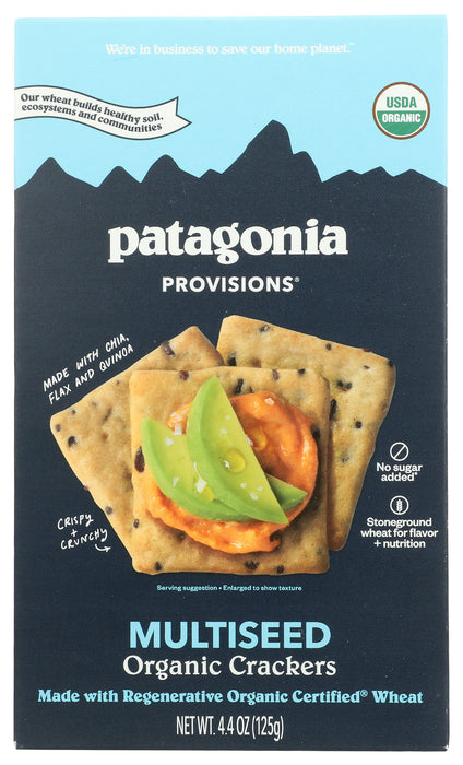 Multiseed Crackers, Org, 4.4 oz