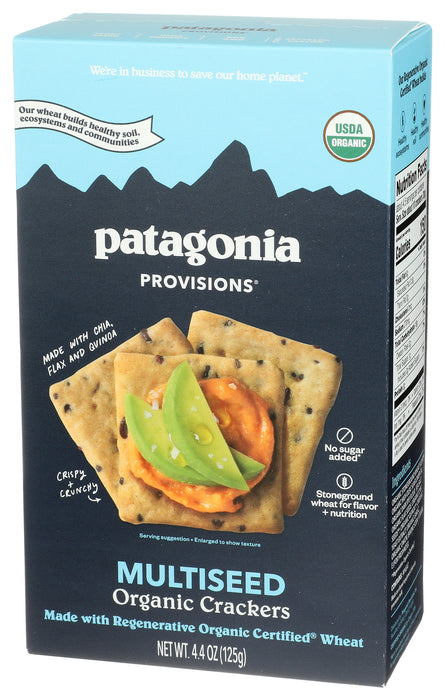 Multiseed Crackers, Org, 4.4 oz