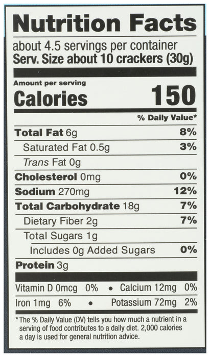 Multiseed Crackers, Org, 4.4 oz