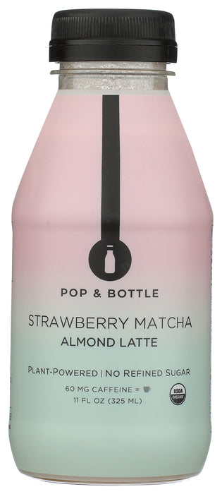 Matcha Strawberry Almond Latte, Org, 11 fl oz