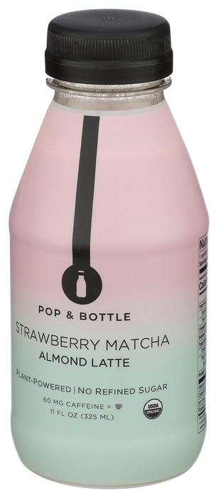 Matcha Strawberry Almond Latte, Org, 11 fl oz