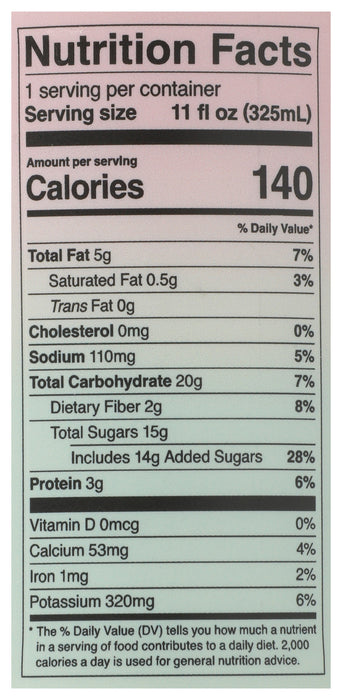 Matcha Strawberry Almond Latte, Org, 11 fl oz