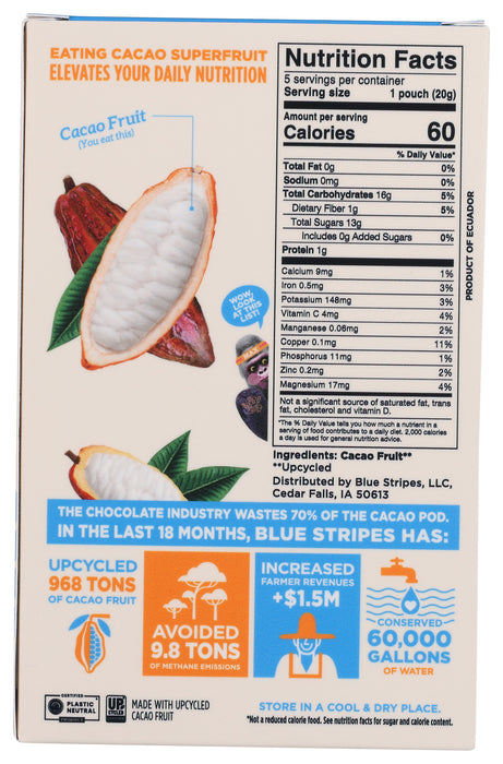 Superfruit Gummies, Cacao Fruit 5pk, GF, 3.5