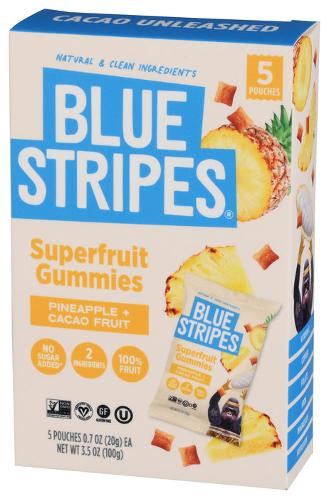 Superfruit Gummies, Pineapple + Cacao Fruit 5pk, GF, 3.5 oz