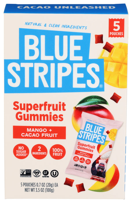 Superfruit Gummies, Mango + Cacao Fruit 5pk, GF, 3.5 oz