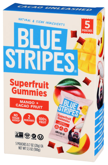 Superfruit Gummies, Mango + Cacao Fruit 5pk, GF, 3.5 oz