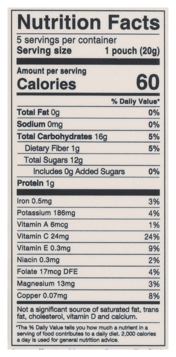 Superfruit Gummies, Mango + Cacao Fruit 5pk, GF, 3.5 oz