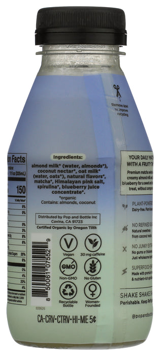 Matcha Blueberry Almond Latte, Org, 11 fl oz