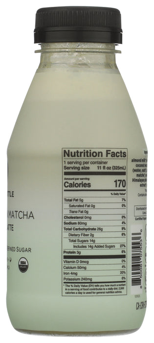 Matcha Vanilla Bean Almond Latte, Org, 11 fl oz