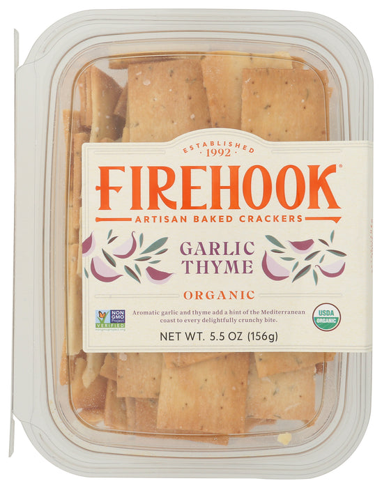 Artisan Baked Cracker, Garlic Theme, Org, 5.5 oz